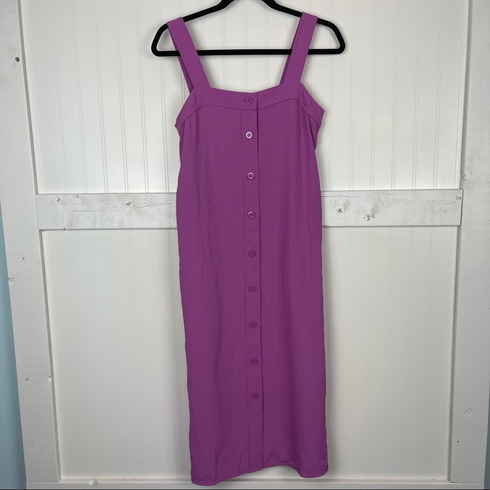 EVERLANE The Japanese GoWeave Picnic Dress Purple